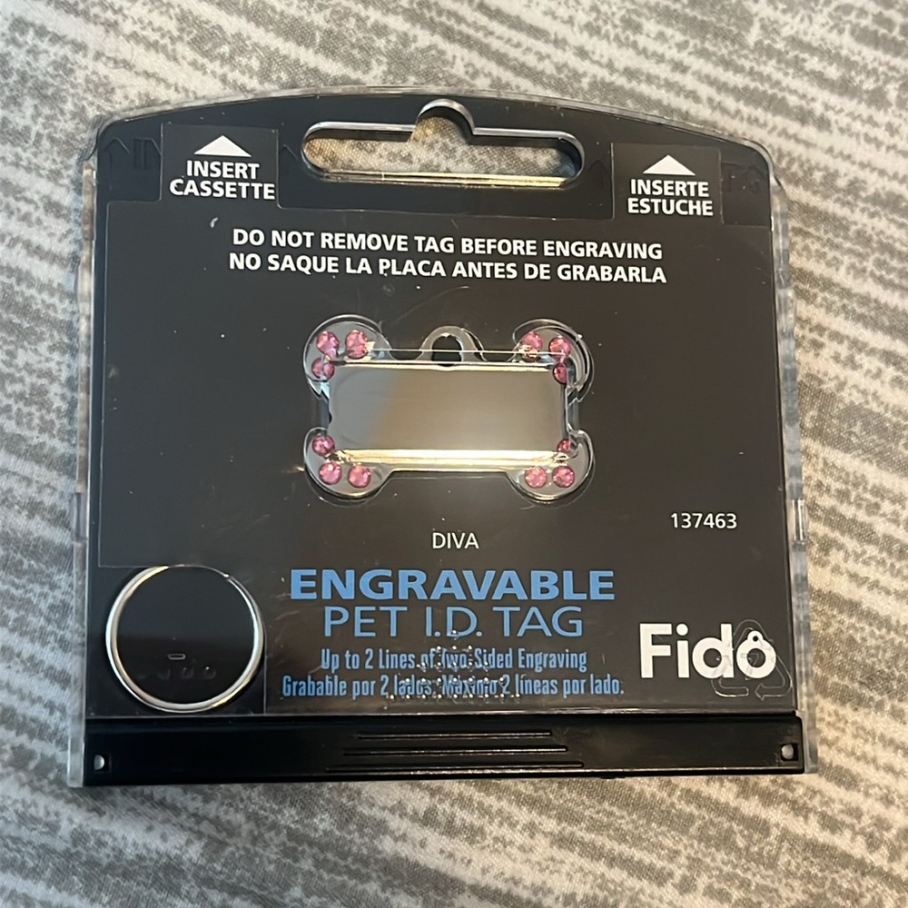 Engravable pet ID tag